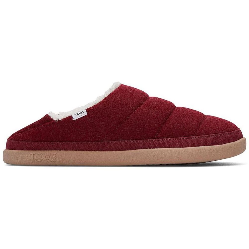 Toms Womens EZRA Red Laceless Polyester Loafer Slippers Shoes NWT - Picture 2 of 3